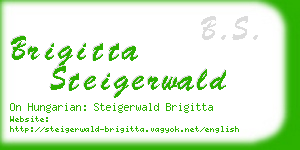 brigitta steigerwald business card